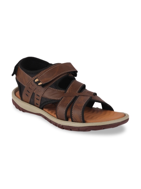 

FAUSTO Men Brown Comfort Sandals