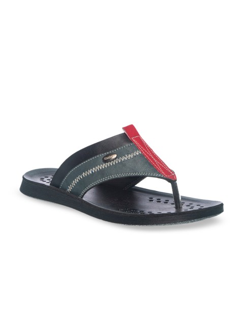 

Khadims Men Black Comfort Sandals