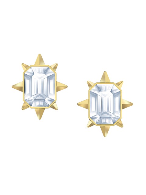 

SWAROVSKI Gold-Plated & White Star-Shaped Drop Earrings