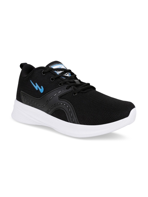 

Campus Men Black Lead Mesh Running Shoes