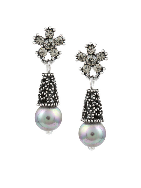 

Sia Art Jewellery Silver-Plated Geometric Drop Earrings