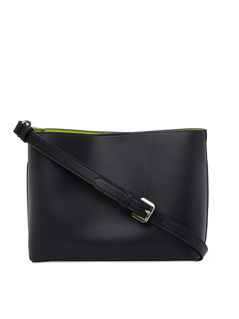

CHARLES & KEITH Black Solid Sling Bag