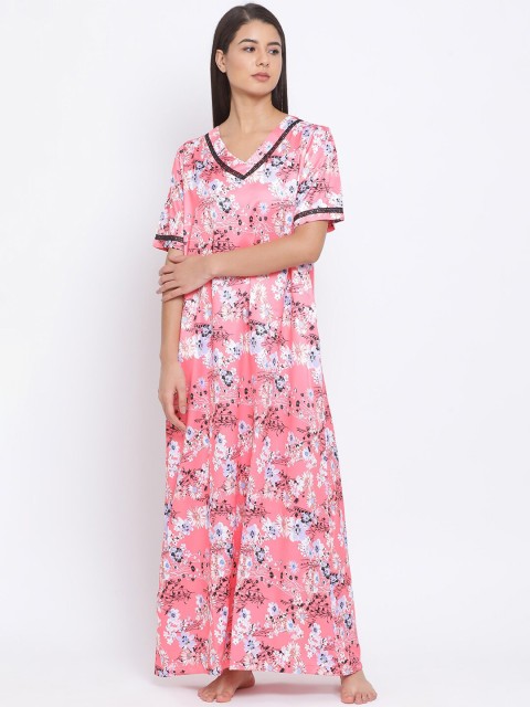 

Kanvin Pink Printed Nightdress