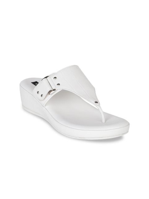 

Sherrif Shoes Women White Textured Sandals
