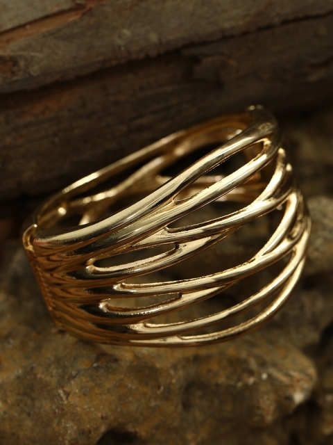 

ANIKAS CREATION Gold-Plated Handcrafted Bracelet