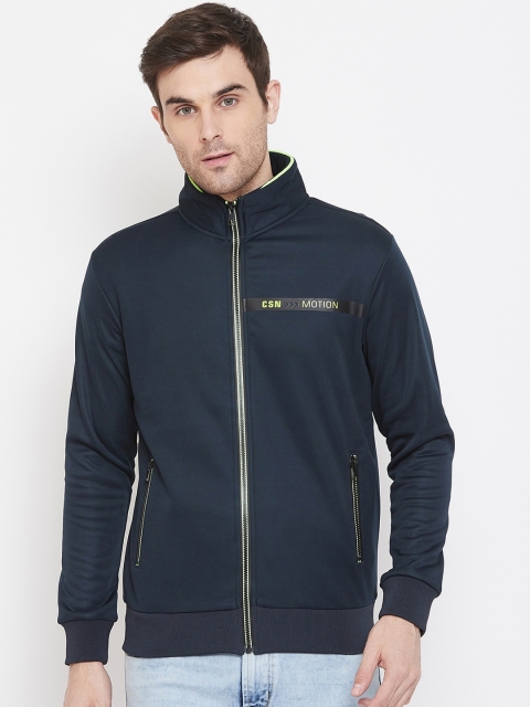 

Crimsoune Club Men Navy Blue Solid Sweatshirt