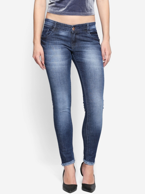 

fungus Women Blue Slim Fit Mid-Rise Clean Look Stretchable Jeans