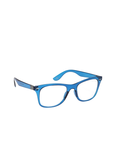 

ROYAL SON Unisex Blue Solid Light Block Full Rim Wayfarer Frames SF005-C2