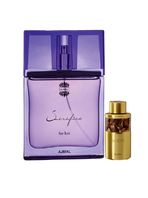 

Ajmal Set of 2 Sacrifice for HER EDP & Aurum CP Oil Alcohol-free Attar, Multi