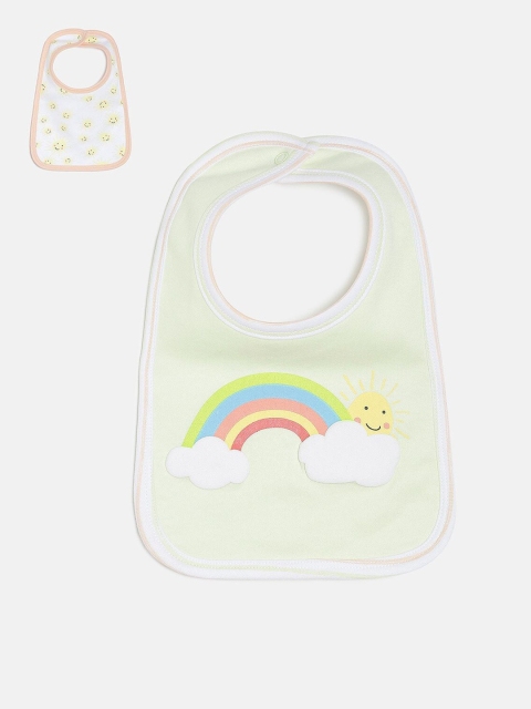 

MINI KLUB Boys Pack of 2 Printed Bibs, Multi
