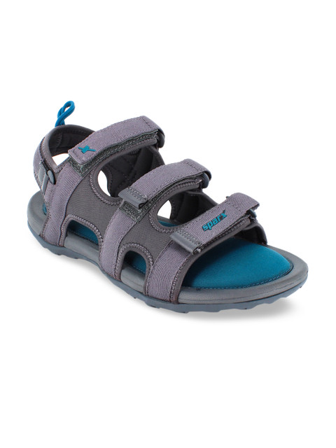 

Sparx Men Grey & Blue Comfort Sandals