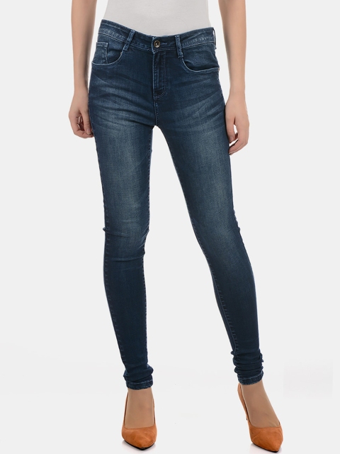 

Carrera Women Blue Skinny Fit Clean Look Jeans