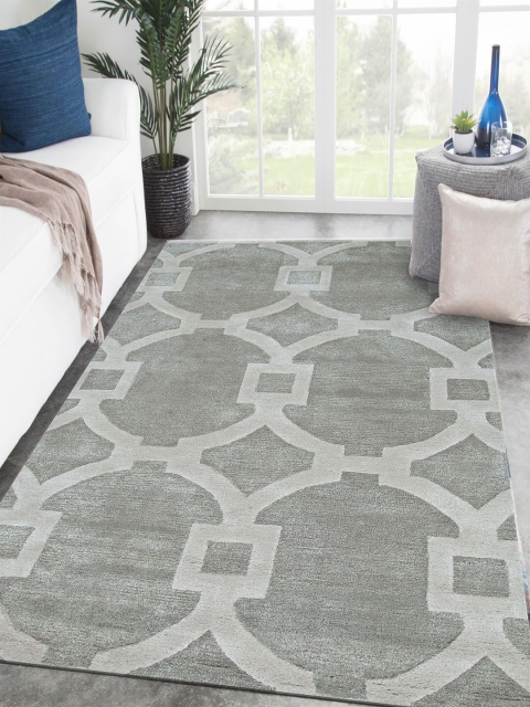 

Jaipur Rugs Grey Geometric Hand-Tufted Carpet