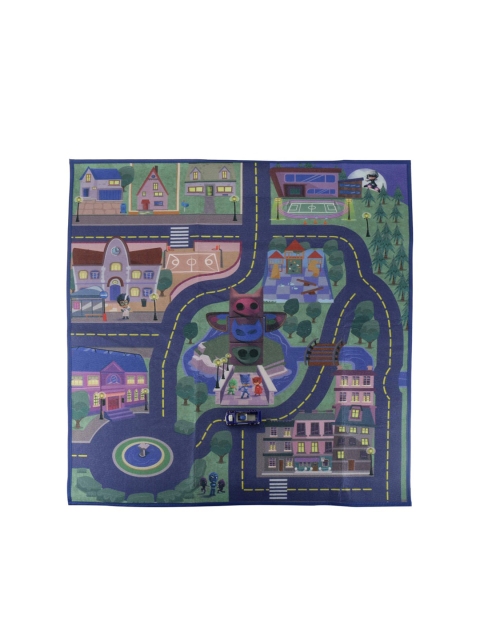 

PJ MASK Kids Blue & Off-White Playmat