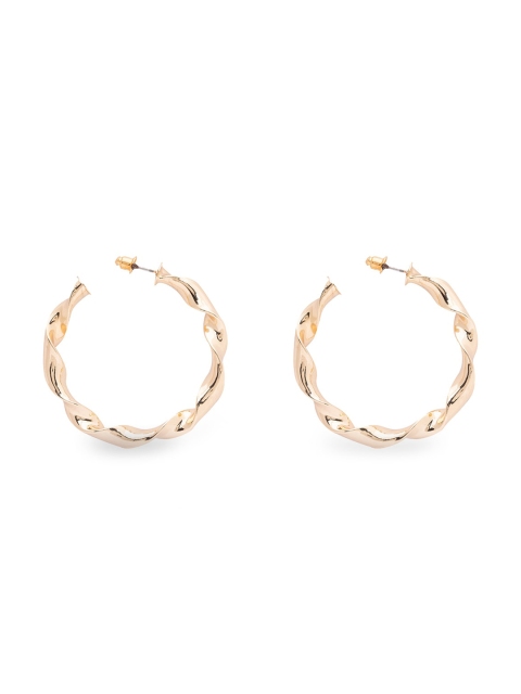 

Globus Gold-Toned Circular Hoop Earrings
