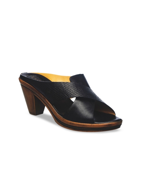 

Khadims Women Black Solid Pumps