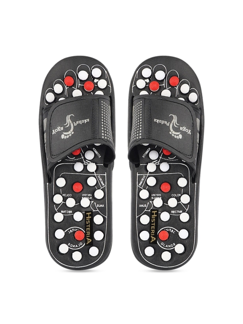 

Histeria Men Black Solid Sliders