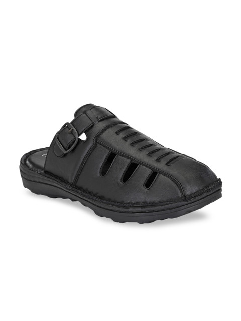 

El Paso Men Black Comfort Sandals