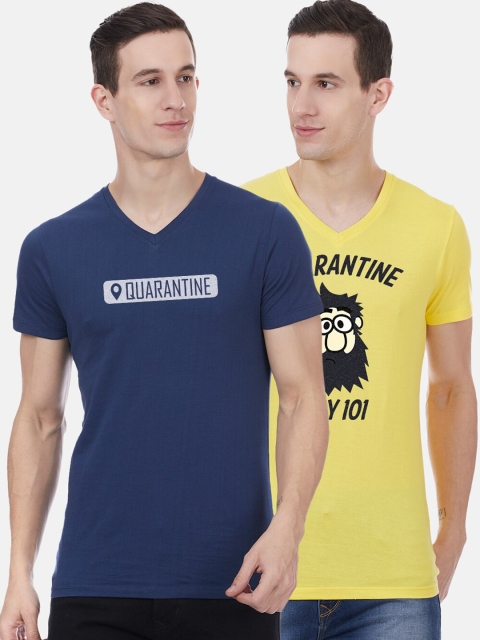 

Free Authority Men Pack of 2 T-shirt, Multi