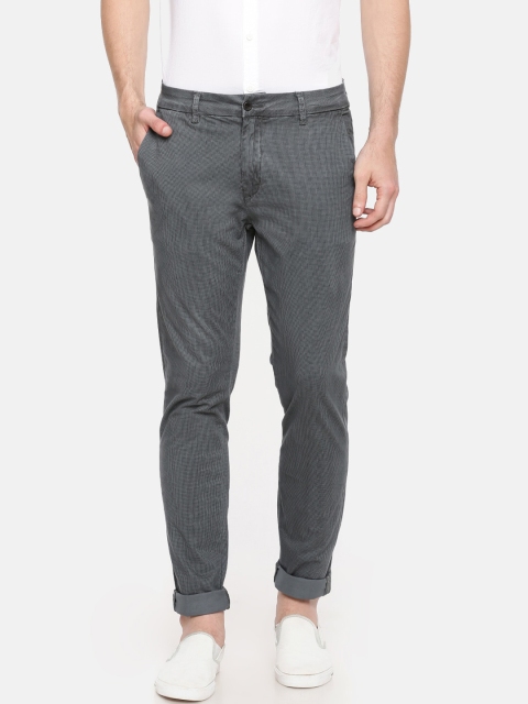 

Rex Straut Jeans Men Grey Slim Fit Solid Regular Trousers
