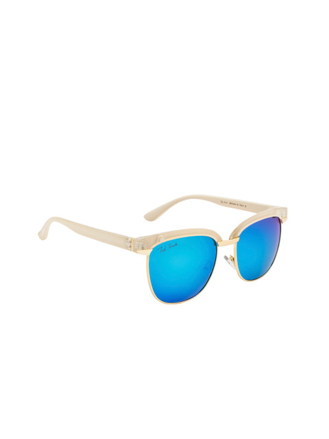 

Ted Smith Women Square Sunglasses, Blue