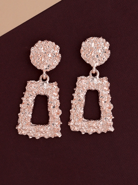 

Tistabene Rose Gold Geometric Drop Earrings