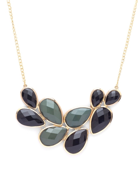 

Globus Black Gold Plated Statement Necklace
