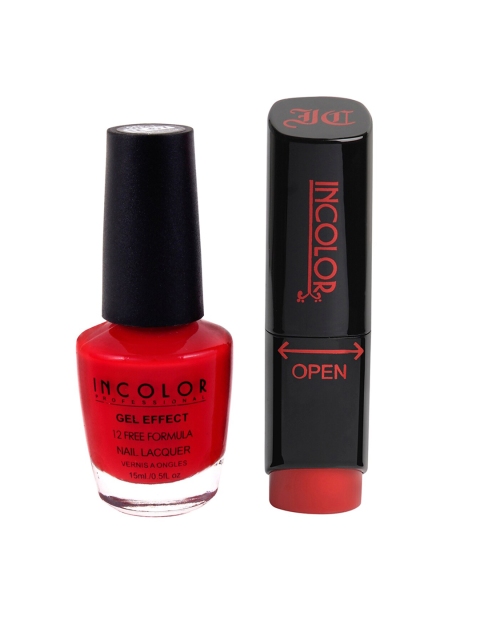 

Incolor Bride Red Lipstick N21 & Nail Polish 67 Set