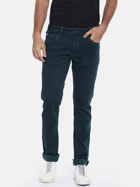

Rex Straut Jeans Men Blue Slim Fit Mid-Rise Clean Look Stretchable Jeans