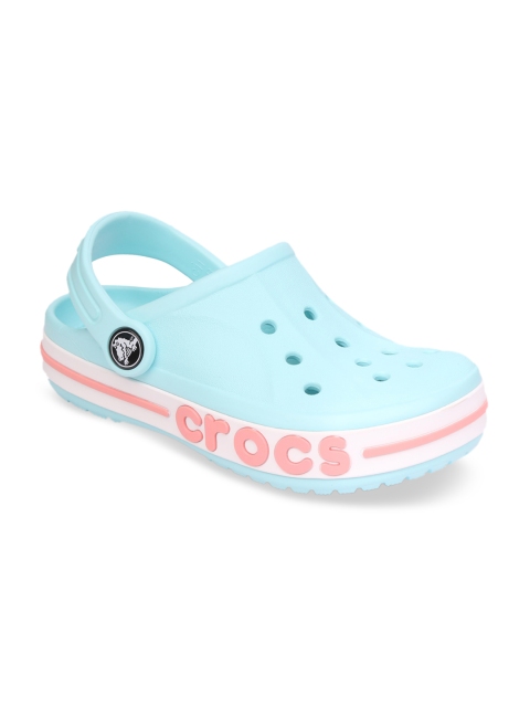 

Crocs Unisex Kids Blue & White Solid Bayaband Clogs
