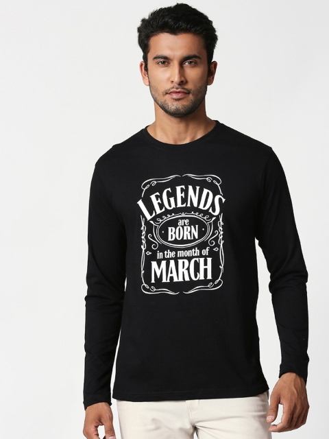 

Bewakoof Men Black & White Printed Round Neck T-shirt