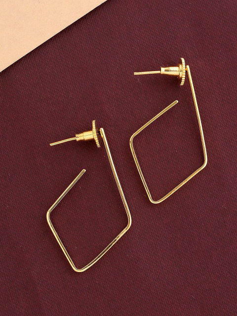 

Tistabene 18 K Gold-Plated Geometric Jhumkas