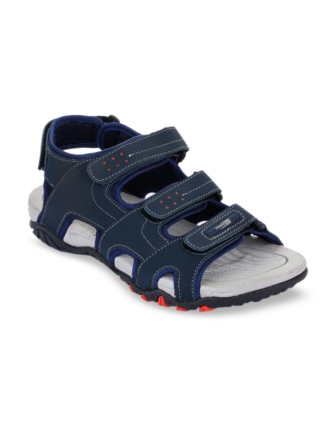

Liberty Men Navy Blue Solid Sports Sandals