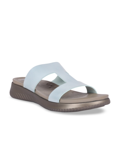 

Sole To Soul Women Blue Solid Open Toe Flats