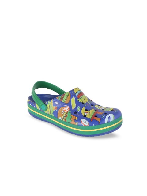 

Crocs Unisex Blue & Green Clogs