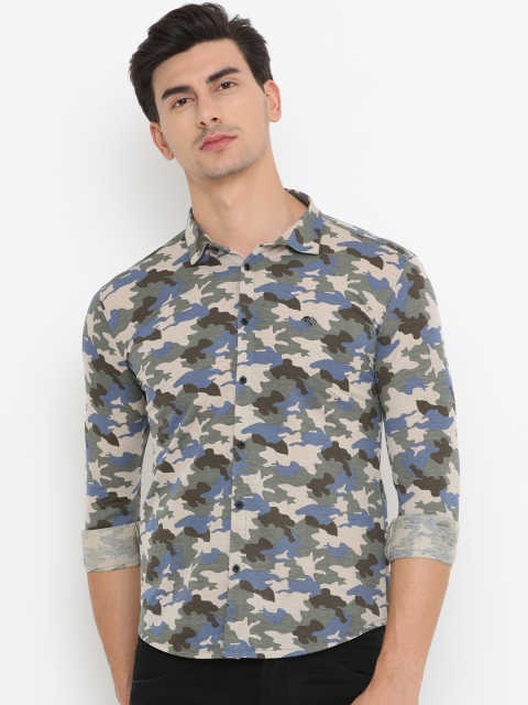 

SHOWOFF Men Multicoloured Slim Fit Printed Casual Shirt, Multi