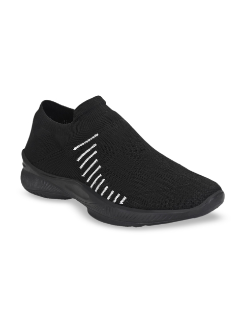 

Trendigo Men Black Slip-On Sneakers
