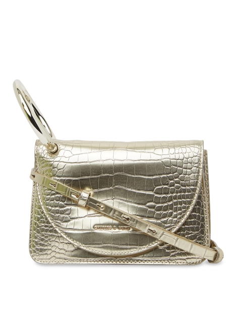 

CHARLES & KEITH Gold-Toned Textured Sling Bag