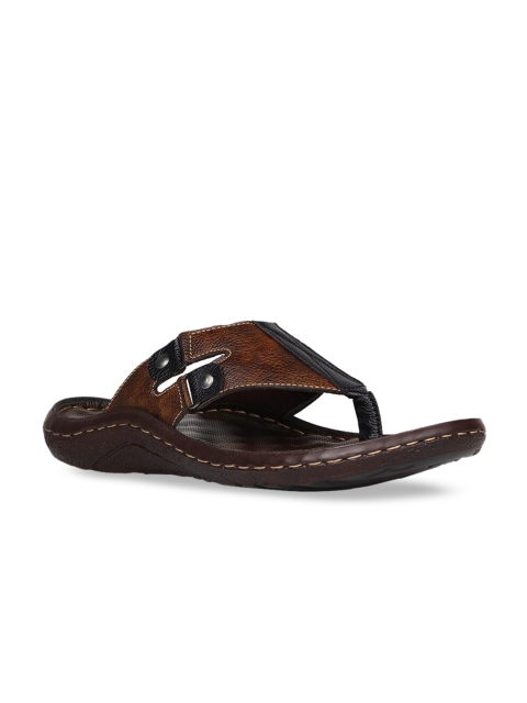 

Regal Men Tan Solid Comfort Sandals