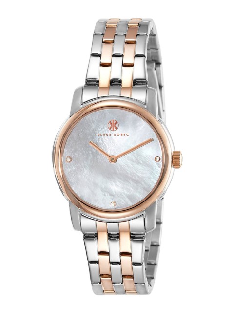 

Klaus Kobec Women Silver-Toned Analogue Watch KK-10028-33