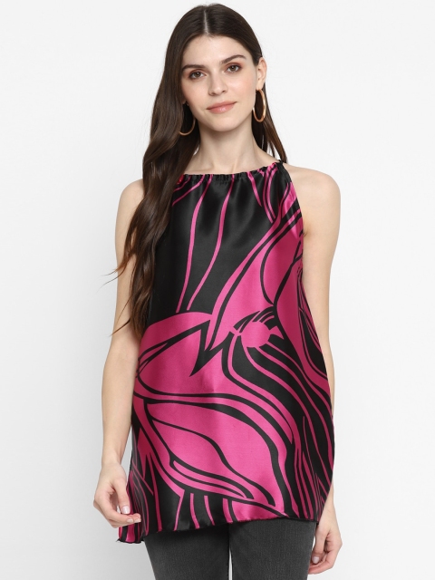 

TRENDY DIVVA Women Pink Printed A-Line Top