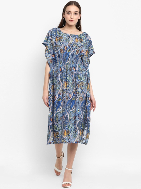 

Aditi Wasan Women Multicoloured Floral Print Kaftan Dress, Multi
