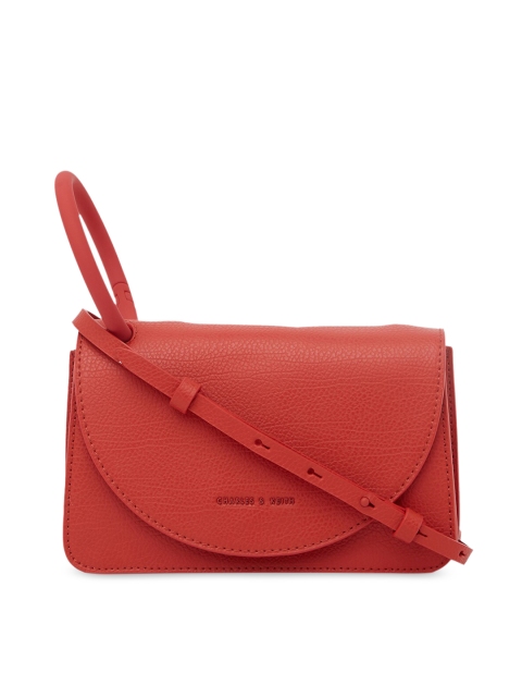 

CHARLES & KEITH Red Solid Sling Bag