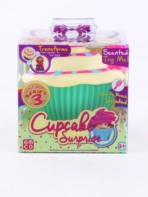 

CupcakeDoll Girls Green Cupcake Surprise Scented Princess Doll