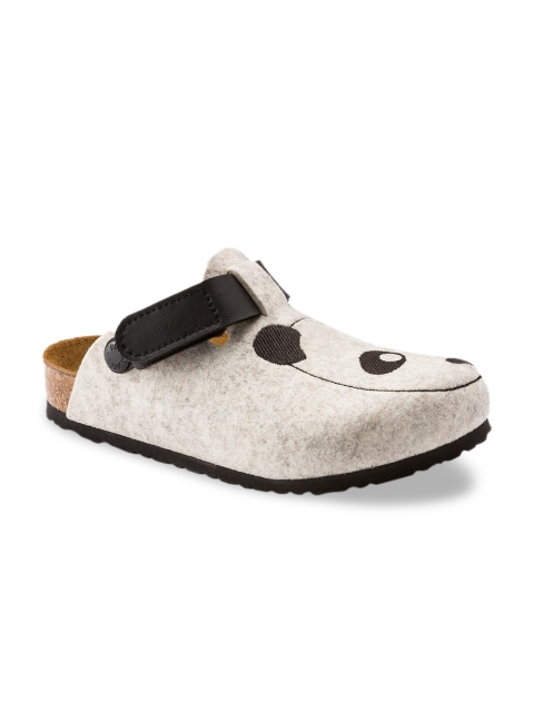 

Birkenstock Boys Beige & Grey Melange Narrow Width Zimba Clogs