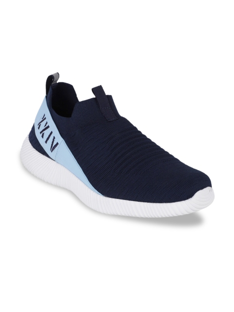 

KazarMax Men Navy Blue Slip-On Sneakers