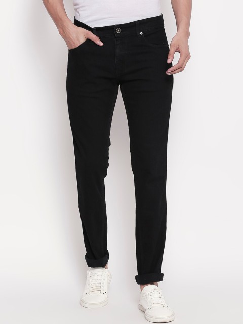 

High Star Men Black Slim Fit Mid-Rise Clean Look Stretchable Jeans