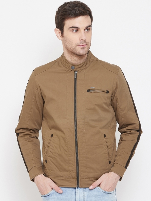

Crimsoune Club Men Brown Solid Insulator Padded Jacket