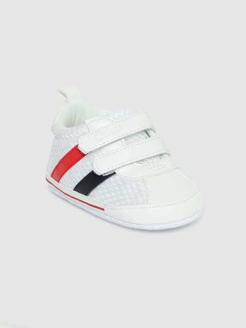 

Chicco Infant Boys White Mesh Sneaker Booties