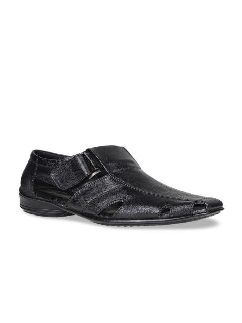 

Regal Men Black Leather Sandals